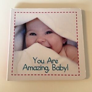 🎁 Free in bundle $15+ You Are Amazing Baby Board Book for infants simple
